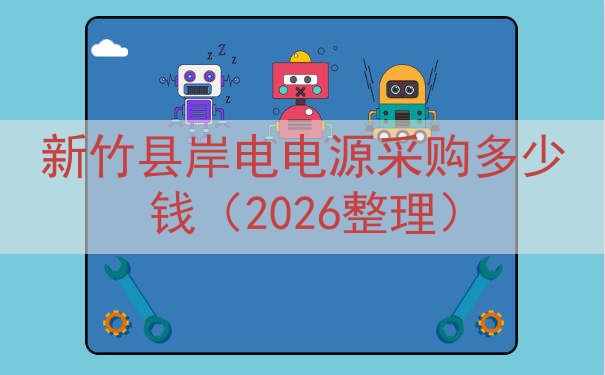 新竹县岸电电源采购多少钱（2026整理）